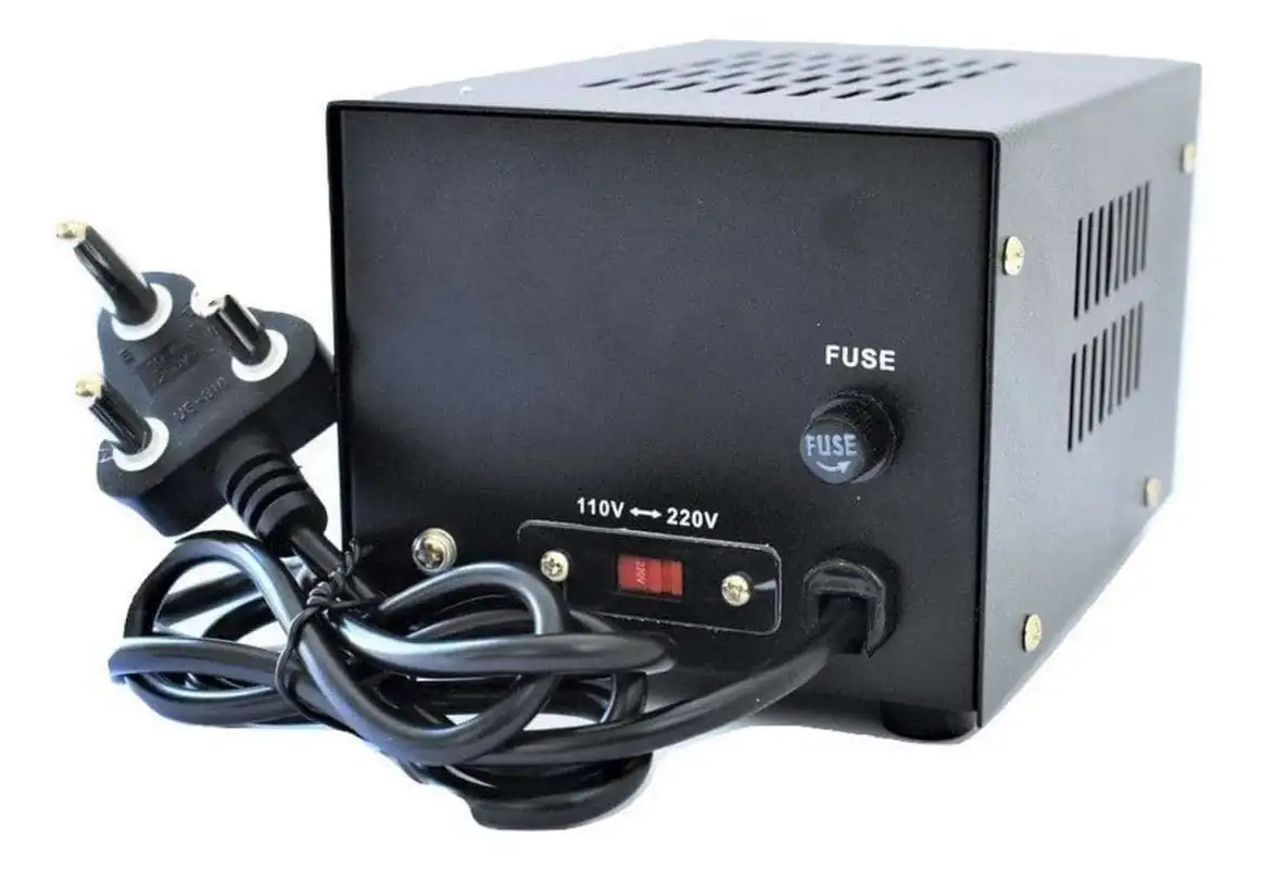 rear view of the step down 220v to 110v converter