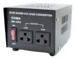 Front panel of step down 220v to 110v 300va converter