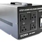 A volatge converter for 110v equipment to be used on 220v mains. Heavy power load of 5000va ,